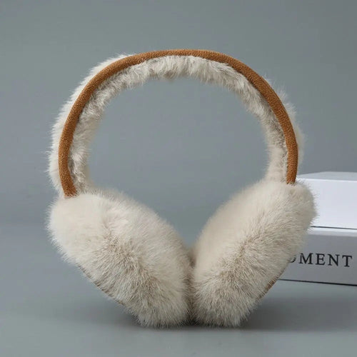 Plush Earmuffs Soft Ear Cap Thicken Foldable Ear Cover Folding Keep